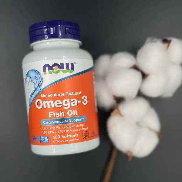 NOW Omega 3 100 softgels НАУ Омега 3 180 EPA/120 DHA 100 капсул
