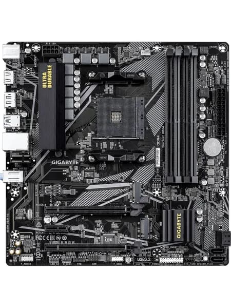 Материнская плата GIGABYTE B550M DS3H R2 (AM4, AMD B550, DDR4, 128 Гб, ATX 24 pin)
