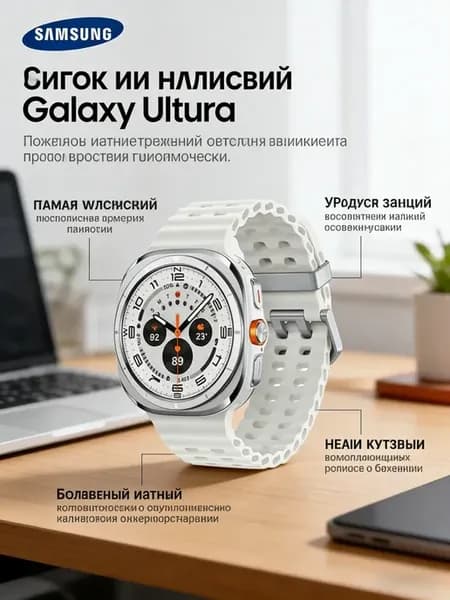Galaxy Watch Ultra от стиль и прочность