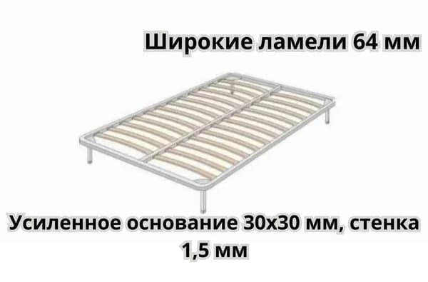 Ортопедическое основание для кровати РАЗБОРНОЕ на опорах