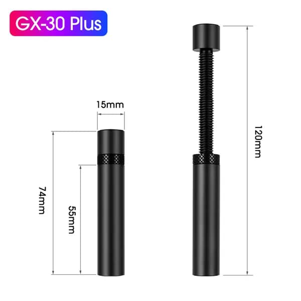 Алюминиевый регулируемый подъёмный кронштейн для видеокарты GX-30 Plus с магнитным креплением