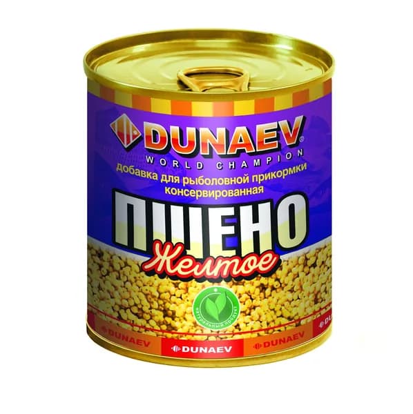 Добавка для прикормки металлобанка 320мл "Дунаев Пшено Желтое"