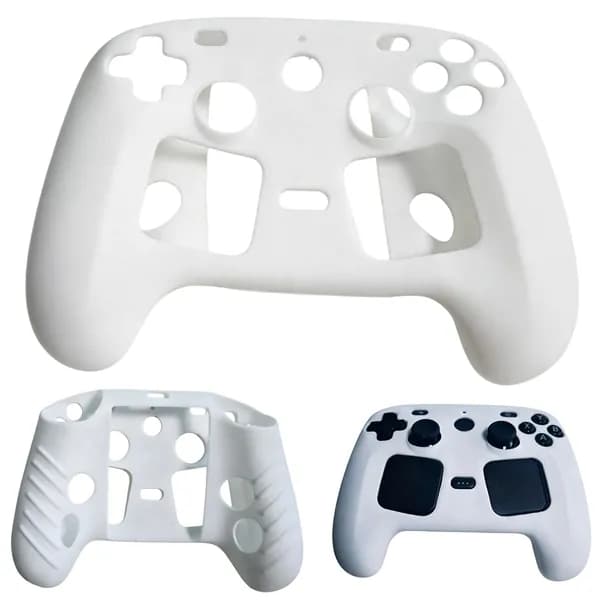 Чехол для контроллера Steam Controller 2 из силикона белого цвета