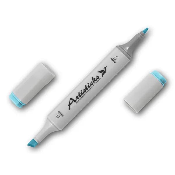Маркер для рисования скетчей, комиксов, иллюстраций ARTISTICKS STYLE, морская волна светлая BG