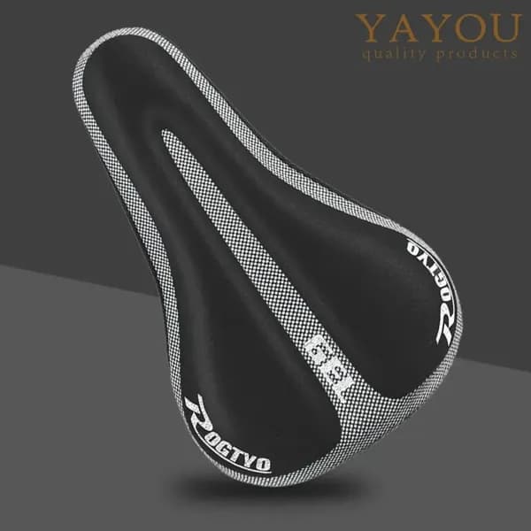 Силиконовый чехол для велосипедного седла MTB, гелевая подушка 29.5x17 см