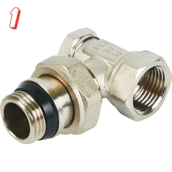 Радиаторный клапан запорный, угловой, 1/2 SVS 549-15, 0.2 кг, (набор из 1 шт)