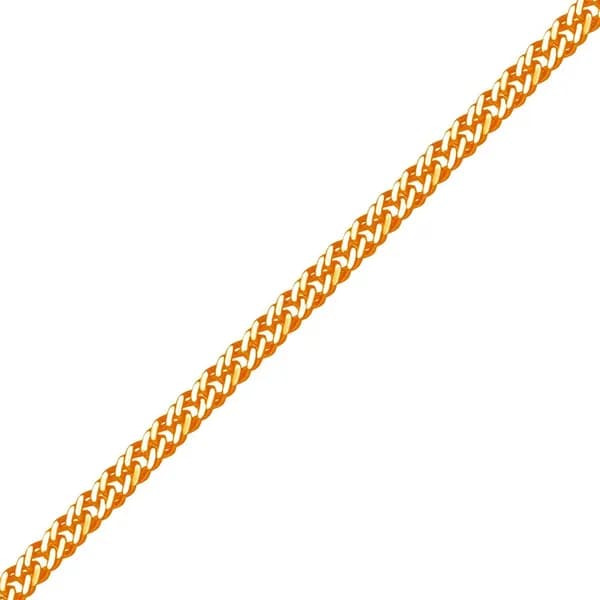 Браслет панцирь двойной из красного золота 375 пробы 585GOLD