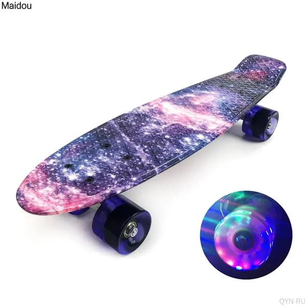Самокат mzm-20260328101457110_mzr_29, фиолетовый