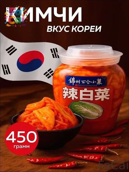FaCai-Кимчи капуста BAIHE острая пекинская, 450г, Китай