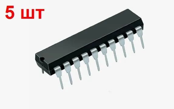 Микросхема ATtiny2313-20PU 5 шт. микроконтроллер DIP20