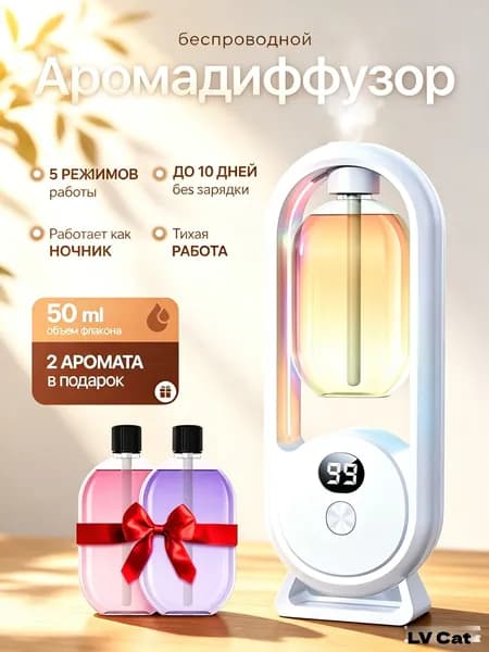 Аромадиффузор ультразвуковой S20260720-8dOXWVrG, белый