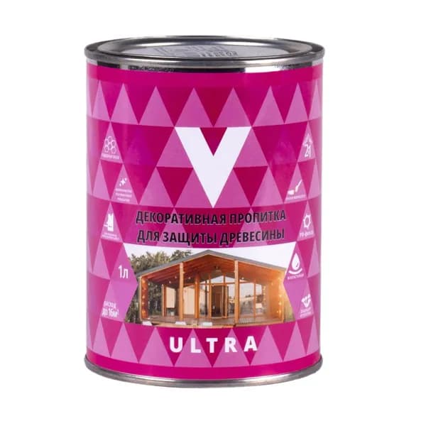 Пропитка декоративная V Ultra 1л Сосна