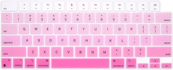 Чехол для клавиатуры MacBook Air 15 и 13.6 дюймов, Mac Book Pro 14 и 16 , американский макет, английская версия моделей M4 M3 M2 M1