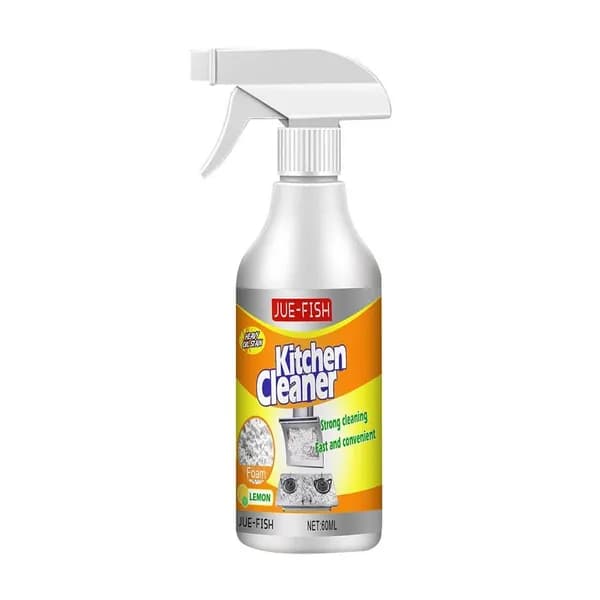 Чистящее Средство Спрей антижир для Кухни Kitchen CLEANER Сила и Скорость Апельсин, 60 мл