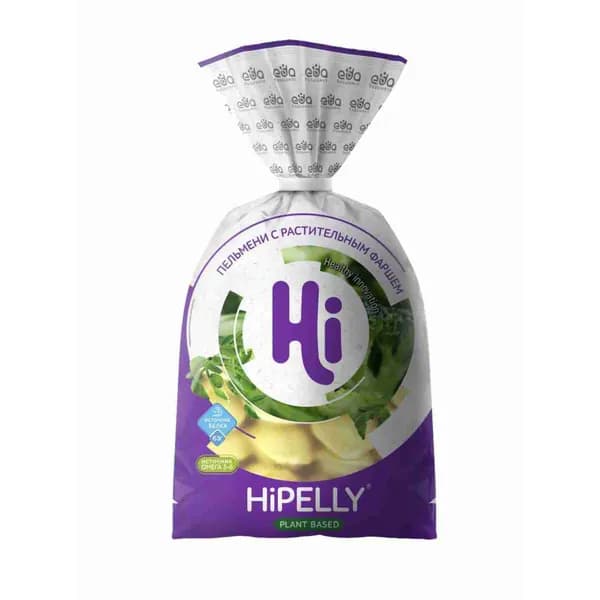 Пельмени растительные 700 г, HiPELLY, замороженные