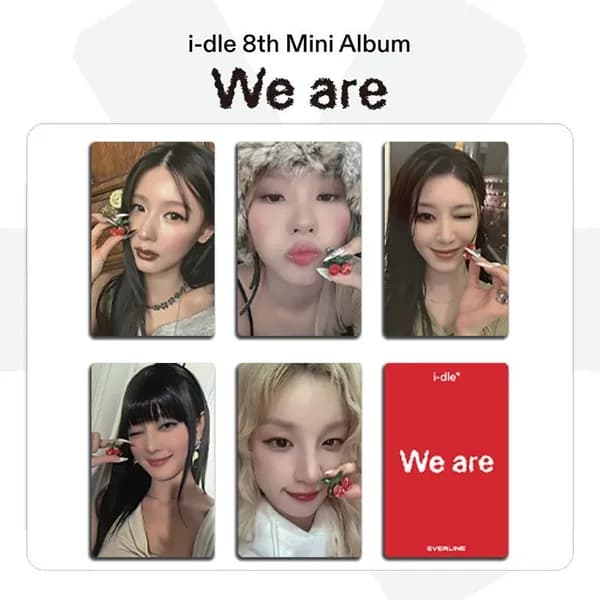 Карточки I-DLE k-pop карточки коллекционные GIDLE Фотокарточки 54 * 86 мм 5 шт