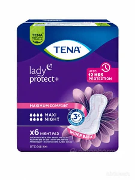 Ночные урологические прокладки Tena Lady Maxi Night, 6 шт 1 упаковка