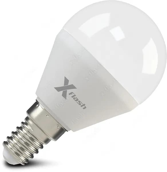 Лампочка светодиодная XF-E14-P45-6.5W-3000K-230V