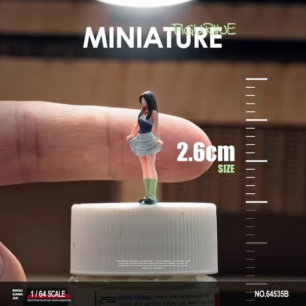 Фигурки в масштабе 1:64 расписанные вручную,Миниатюрные Кукла-модель предметы