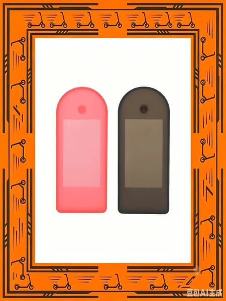 Электронный скутер чехол для Xiaomi 4Lite 2, силикон, 15г, чёрный/красный, защитный