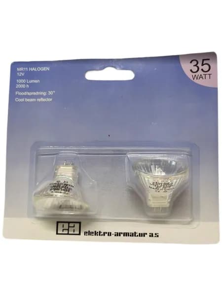 Edi light лампа галогенная MR11 G4 35W Blister 2 шт-1 упаковка