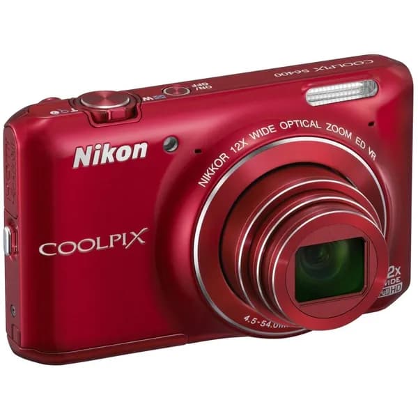 Nikon Coolpix S6400 Red Цифровой компактный фотоаппарат
