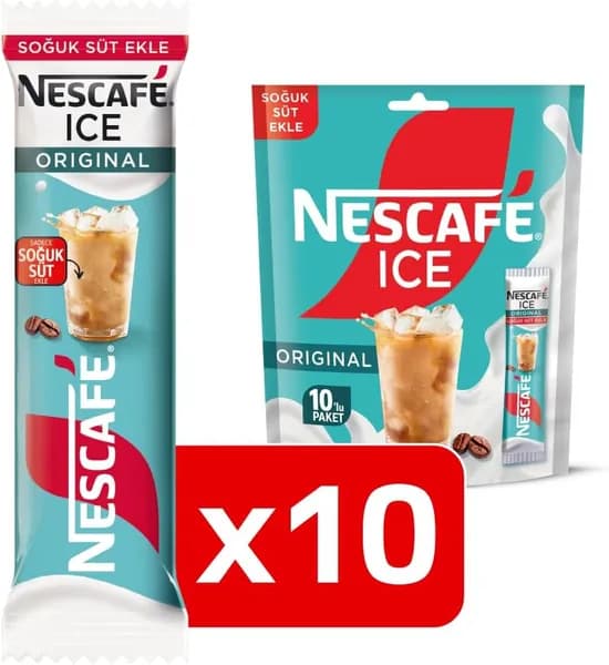 Nescafe Кофе со льдом, 10 пакетиков по 10,5 г