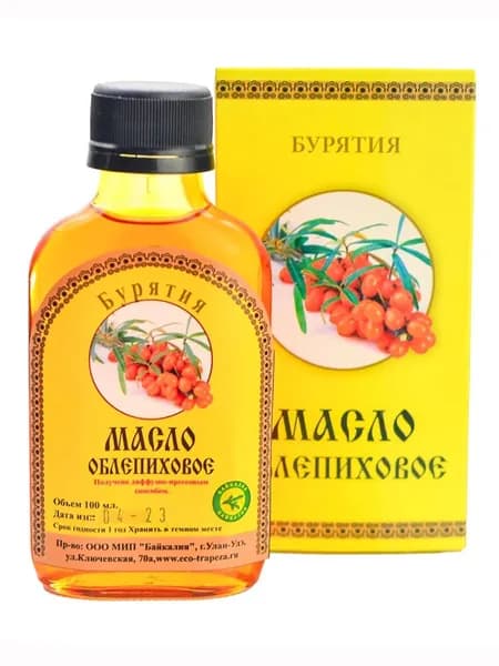 Масло облепиховое, 100 гр