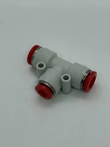Цанговый фитинг тройник разветвитель 8x10х10mm профессиональное качество