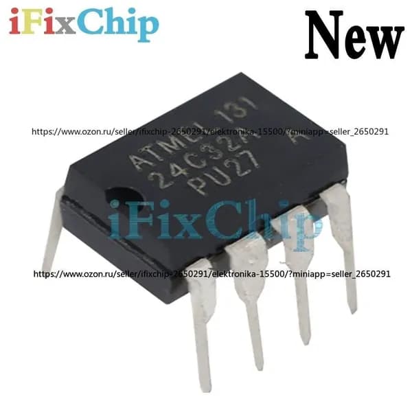 10шт /упак новый AT24N32 AT24C32N 24C32N 24C32 DIP-8 EEPROM 4096x8 32K 1.8-5.5
