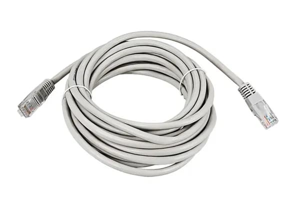 Патч-корд 5 метров, интернет кабель SELENGA, RJ-45, категория 5e, UTP, сетевой Enternet Lan для соединения интернета 5 м, серый, в упаковке.