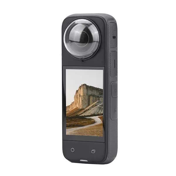 Защитное стекло для объектива Insta360 X4 из пластика, прозрачное