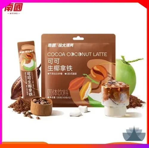 Шоколадный латте на кокосовом молоке, Nanguo, 120г