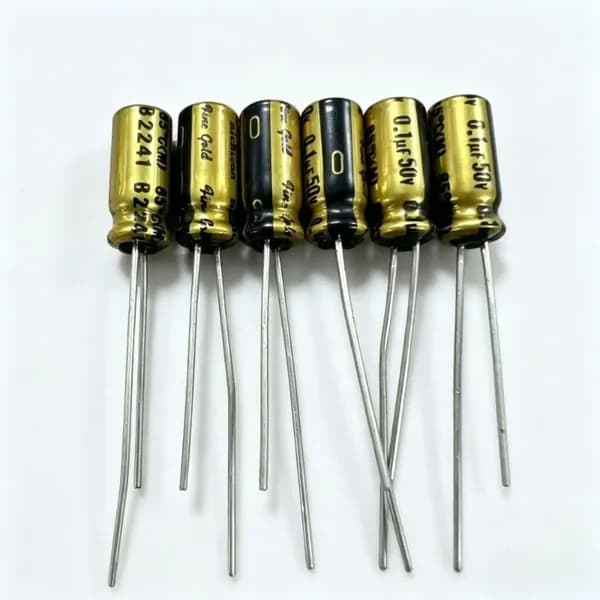10шт Nichicon 50V0.1uF FG серии 5x11 мм HIFI Аудио Алюминиевый электролитический конденсатор