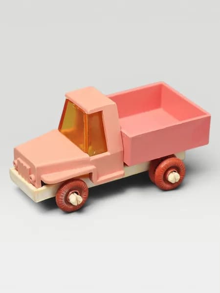 Антикварная игрушечная машинка "Грузовичок", пластмасса, 1970-е годы, СССР