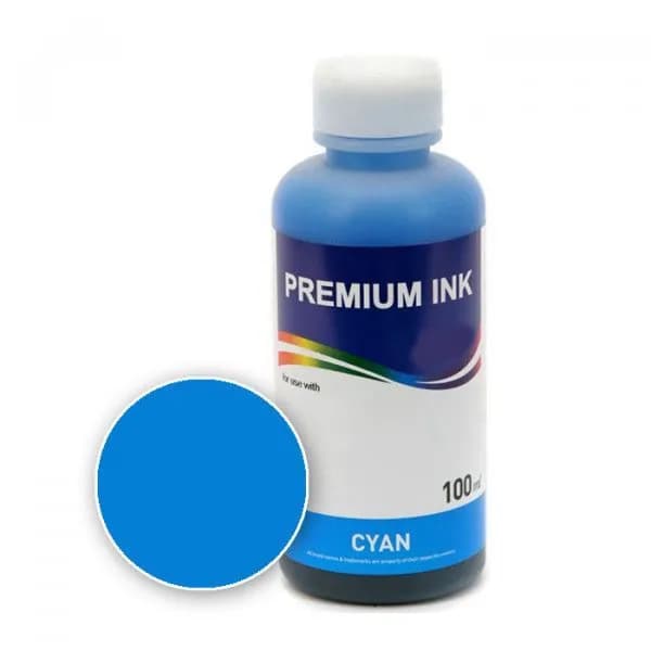 Чернила водные InkTec Cyan для струйного принтера Epson P50 T50 T59 PX660 1410 R270 R290 TX650 PX730WD PX830FWD RX610 RX615 R390 RX590 R295 RX690 PX700W (T0822, E0010-100MC)
