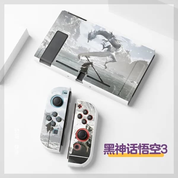 Чехол для OLED матовый мягкий Switch Black Myth Wukong NS Dock Case Lite