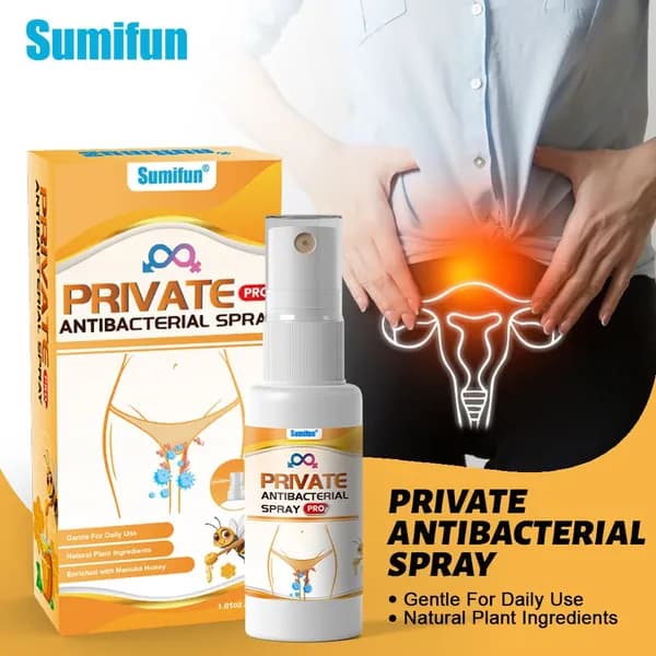 Спрей антибактериальный для интимной гигиены Sumifun K50050 с медом манука, 30 мл