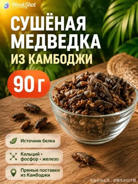 Медведка азиатская,100% натуральный вес 90 г .