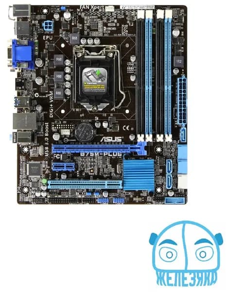 Материнская плата 1155 ASUS B75M-PLUS