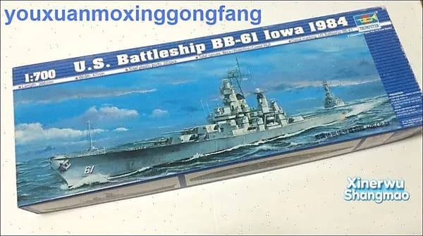 Trumpeter 1/700 05701 Американский линкор BB-61 Iowa 1984Корабль