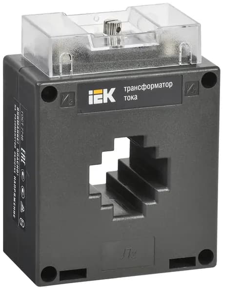 Трансформатор тока IEK ТТИ-30, 200/5А, 5ВА, без шины, класс точности 0.5