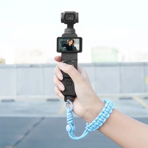 Регулируемый ремешок для запястья для DJI Osmo Pocket 3, синий, из полиэстера
