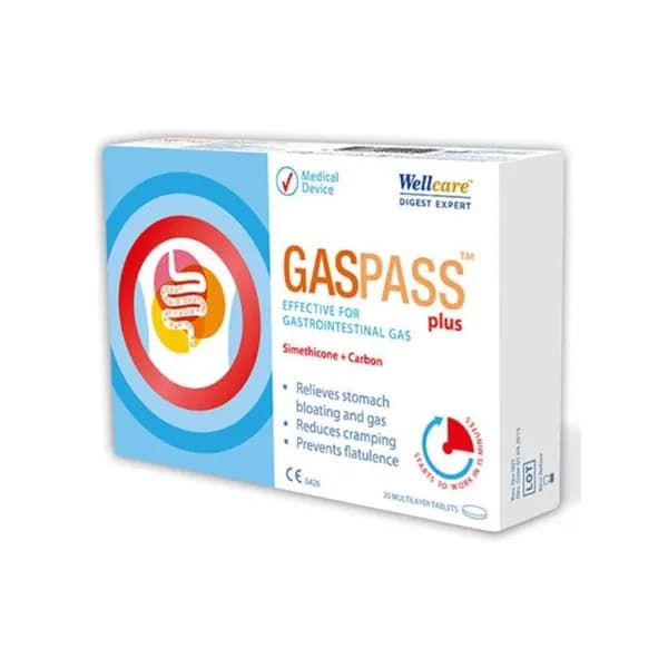 Wellcare-Gaspass Plus 20 таблеток