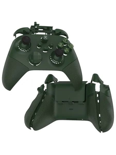 Полный комплект корпуса и кнопок для контроллера Xbox, прорезиненные накладки
