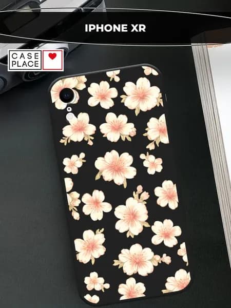 Чехол на iPhone XR с цветочками