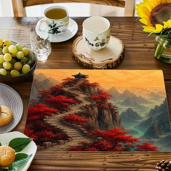 Салфетка сервировочная Искусственные материалы 32x42см, 1шт.