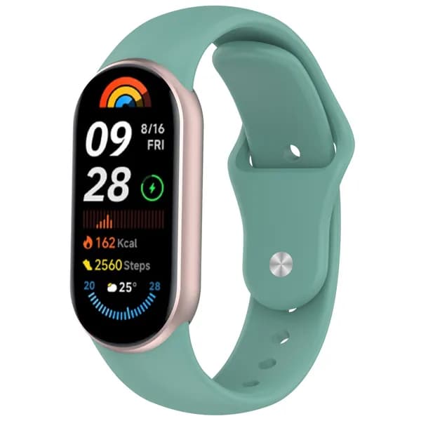 Мягкий силиконовый ремешок для Xiaomi MiBand 10/9, Мужской женский спортивный ремешок для Xiaomi Band 8