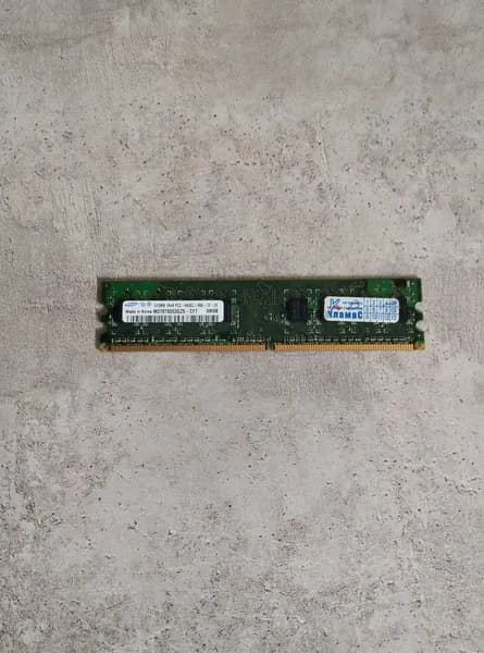Оперативная память Оперативная память 512MB 1Rx8 PC2 - 6400U - 666 - 12 - ZZ DDR2, 1 x до 1 ГБ (512MB 1Rx8 PC2 - 6400U - 666 - 12 - ZZ)