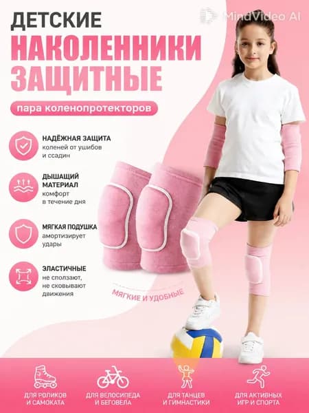 Наколенники для гимнастики, размер: XS
